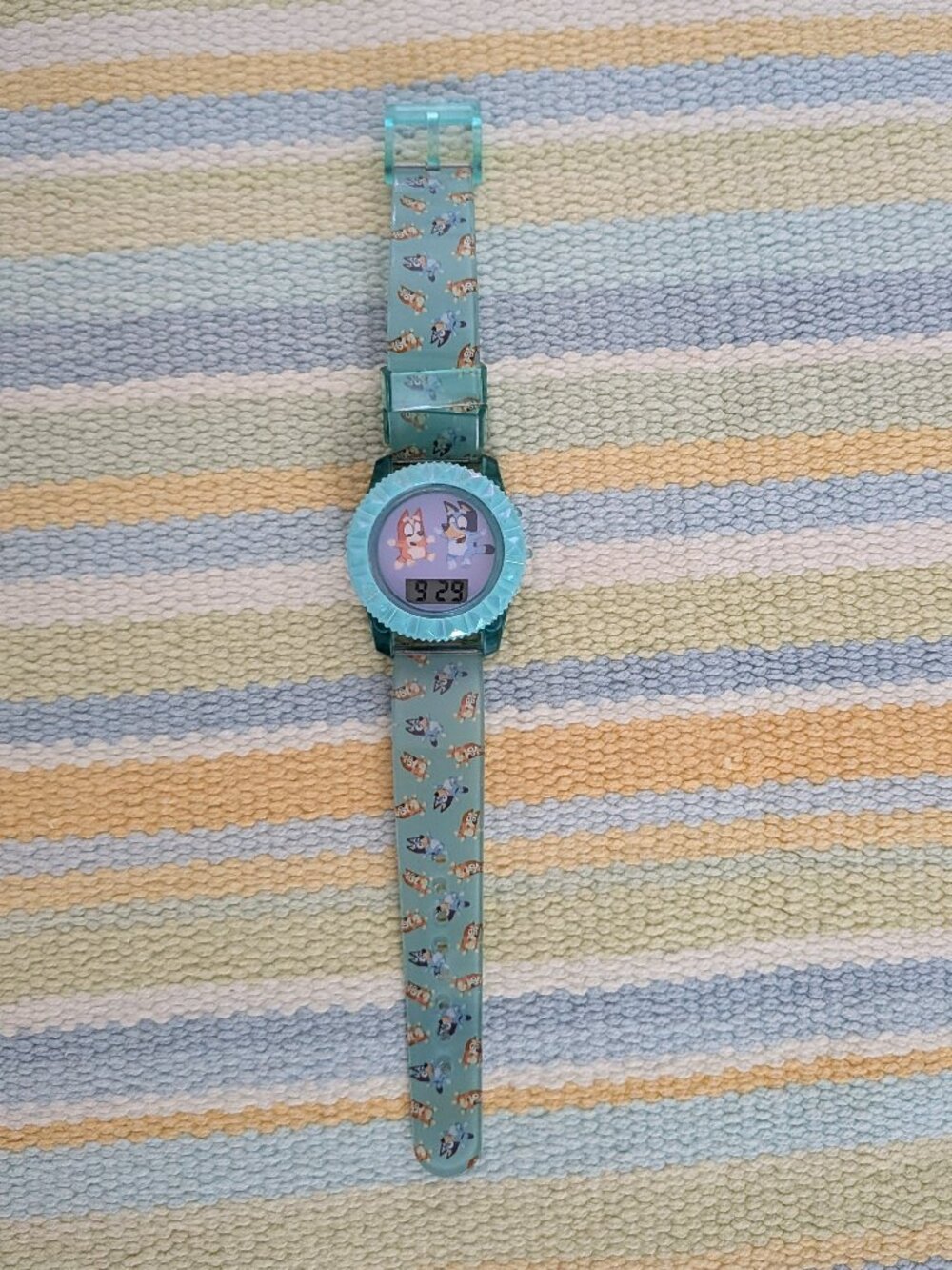 Bluey & Bingo Kids' Digital Watch with Flashing Light-Up Case